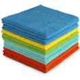 thumbnail image 1 of Microfiber Cleaning Cloth, 50Pcs, All Purpose Microfiber Towels, Absorbent Cleaning Rags Kitchen Towels, Lint Free Dusting Cloth for House, Kitchen, Car, Window, 12"×12", 1 of 5
