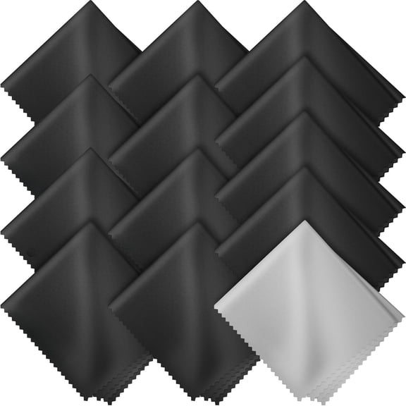 Microfiber Cleaning Cloth, 6 Pack - Premium Cloth for Glasses, Lens, Screens & More