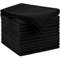 thumbnail image 1 of Microfiber Cleaning Cloth Black 50 Pcs, Microfiber Towels for Cars, Premium Car Cloths, Dusting Cloth Lint Free Cleaning Rags for SUVs, House, Kitchen, Window, Workshops,11.5×11.5", 1 of 5