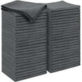 thumbnail image 1 of Microfiber Cleaning Cloth Black 50 Pcs, Microfiber Towels for Cars, Premium Car Cloths, Dusting Cloth Lint Free Cleaning Rags for SUVs, House, Kitchen, Window, Workshops,11.5×11.5", 1 of 5