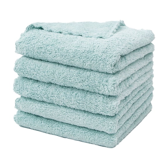 Microfiber Cleaning Cloth,Cleaning Rags for Housekeeping,Reusable Microfiber Towels for Kitchen,Bathroom and Household Cleaning Supplies,Kitchen Cleaning tools,Absorbent,Quick Drying,25x25cm(Green)
