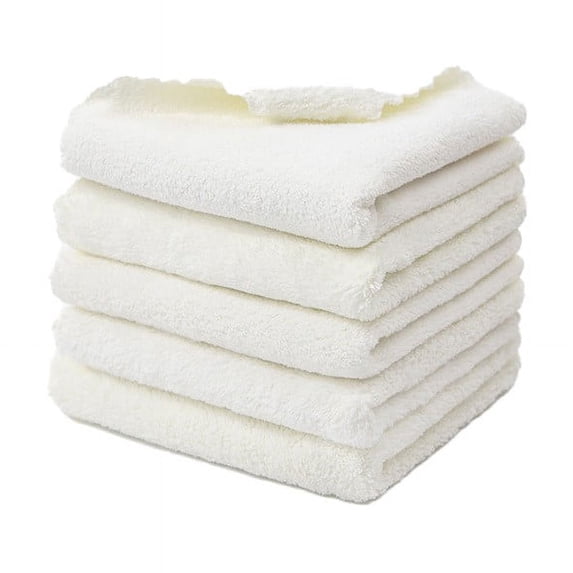 Microfiber Cleaning Cloth,Cleaning Rags for Housekeeping,Reusable Microfiber Towels for Kitchen,Bathroom and Household Cleaning Supplies,Kitchen Cleaning tools,Absorbent,Quick Drying,25x25cm(White)