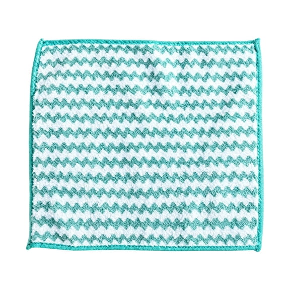 Microfiber Cleaning Cloth For Kitchen And Car, Multi Purpose Dish Towel Scouring Rag For Glass And Countertops, Absorbent Lint Free Reusable Dishcloth, Green (Green, 25*25CM)