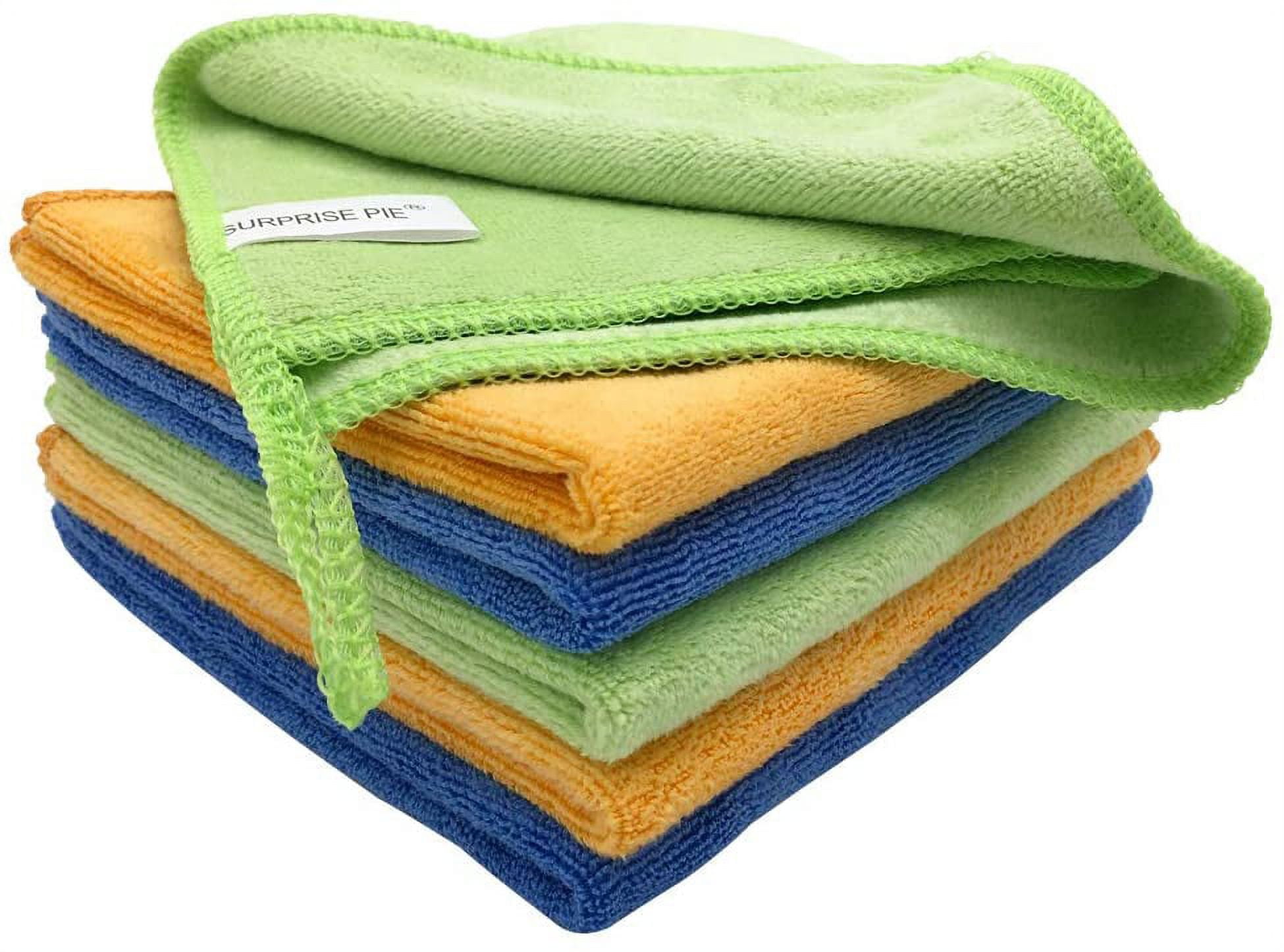 HFGBLG Microfiber Cleaning Cloth Lint Free Cleaning Rags, 10 Pack Fast  Drying Dish Rags for Cleaning, Super Absorbent Kitchen Dish Cloths for Wash