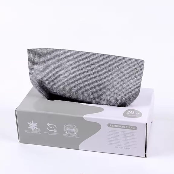 Microfiber Cleaning Cloth,Microfiber Rags,20 Pack Cleaning Rags,Lint-Free,Ultra Absorbent Reusable Paper Towels for Home,Kitchen,Car,Garage or Shop,Dish Rags(Grey)