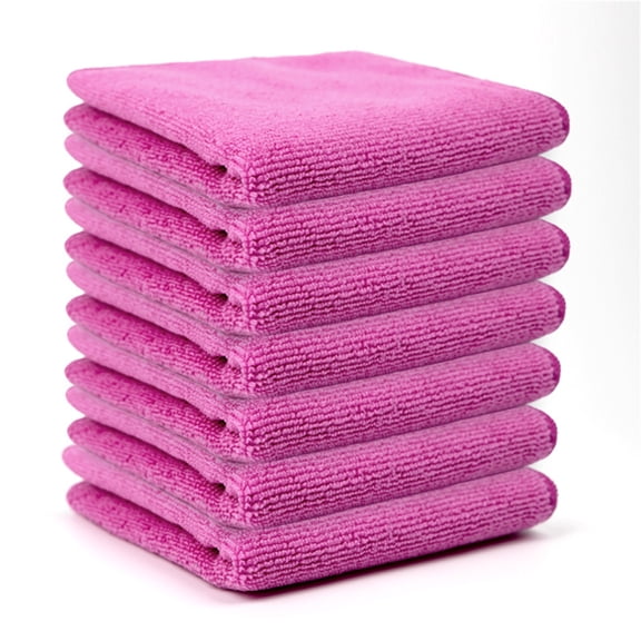 Microfiber Cleaning Cloth Pack of 7,Cleaning Rags for Housekeeping, Highly Absorbent Car Cleaning Supplies,Reusable Towels for Car, Kitchen, Bathroom and Household Cleaning Supplies, 11.8"X11.8"
