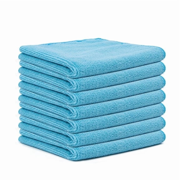 Microfiber Cleaning Cloth - Pack of 5, Multi-Functional Towels, Highly Absorbent Rags, Lint-Free, Streak-Free for Car, Kitchen, Home, Office