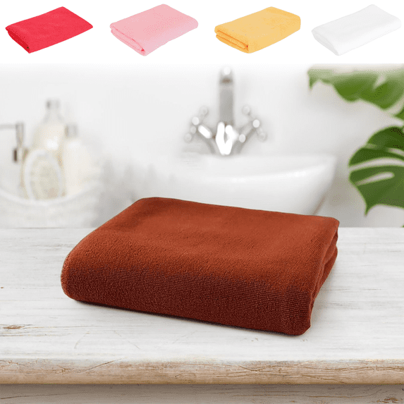 Microfiber Cleaning Cloth – Premium Wash Cloths for Cars, Absorbent Towels for SUVs, House, Kitchen, Window & Dusting – Reusable Cleaning Rags (Red)