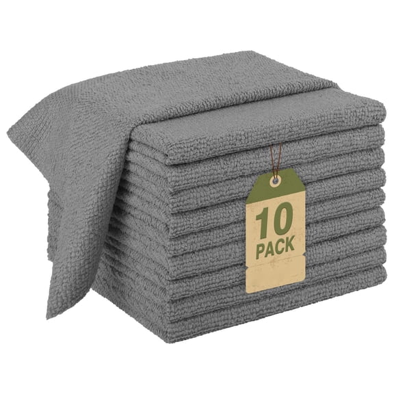 Microfiber Cleaning Cloth, Reusable, Cleaning Towel, Suitable for Home, Kitchen, Car, Bar, Machine Maintenance, Restaurant, Garage, 11.5 inches × 11.5 in