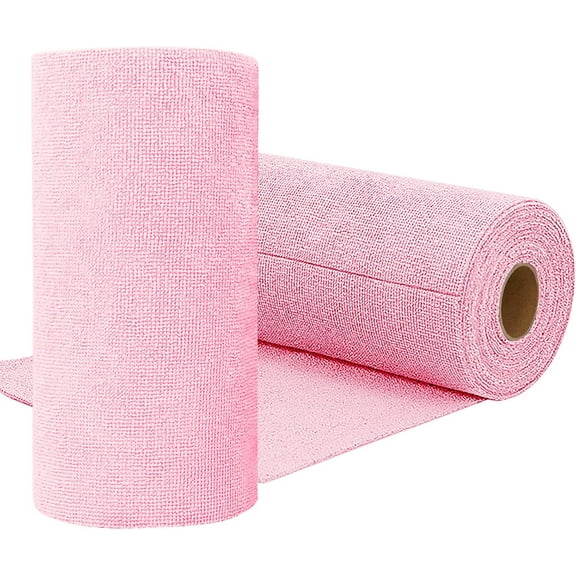 Microfiber Cleaning Cloth Roll,Reusable Tear Away Microfiber Towels,Washable Ultra Absorbent Rags Drying Dishcloths for Car,Home,Garage or Shop