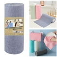 thumbnail image 1 of Adpan Microfiber Cleaning Cloth Roll Reusable Washable Rags Tear Away Towels for Kitchen Car Drying Dishes 20 Sheets 10x10 Inch Gray,1 Roll,D, 1 of 10
