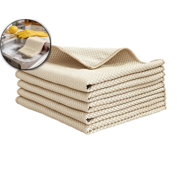 Microfiber Cleaning Cloth – Soft, Highly Absorbent & Quick-Drying Towel for Kitchen, Car, Glass & Furniture – 12x12 in