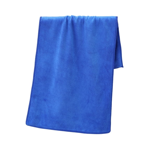 Microfiber Cleaning Cloth, Soft Towels for Cars, Absorbent Cleaning Rags,Streak-Free Wash Cloths for House, Kitchen, Car,Window(12inx24in,Blue)