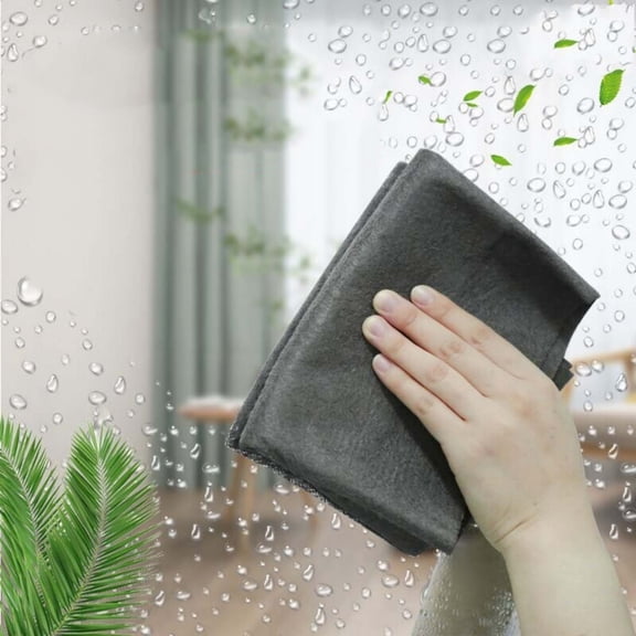 Microfiber Cleaning Cloth, Streak Free Glass Cleaning Cloth for Windows, Reusable Micro Fiber Cloth for Car Detailing and Multi Surface Household Cleaning