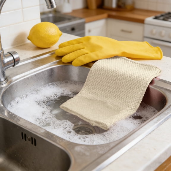 Microfiber Cleaning Cloth Waffle Weave Kitchen Towel Soft Absorbent Quick Dry Cloth for Dish Washing Car Furniture Glass Surface Lint Free Reusable Household Cleaning Rag Daily