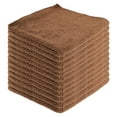thumbnail image 1 of Microfiber Cleaning Cloths,12 Pack, 16"x16", All-Purpose, Softer, Highly Absorbent, Lint-Free, Reusable, Washable Pro Towels, Brown, for House, Kitchen, Bathroom, Car, Office, 1 of 6
