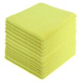 thumbnail image 1 of Microfiber Cleaning Cloths,12 Pack, 16"x16", All-Purpose, Softer, Highly Absorbent, Lint-Free, Reusable, Washable Pro Towels, Yellow, for House, Kitchen, Bathroom, Car, Office, 1 of 6