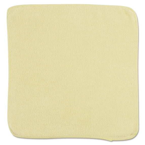 Rubbermaid Commercial Microfiber Cleaning Cloths 12 x 12 Yellow 24/Bag 1820580