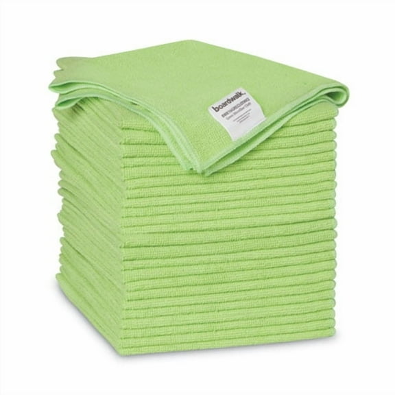 Microfiber Cleaning Cloths, 16 X 16, Green, 24/pack | Bundle of 2