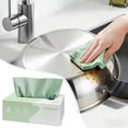 thumbnail image 1 of Microfiber Cleaning Cloths, 7.9x7.9 Inch Reusable Towels for Cars, Home, Kitchen, Edgeless & Lint-Free, 2 Pack 40 Count Total, 1 of 11