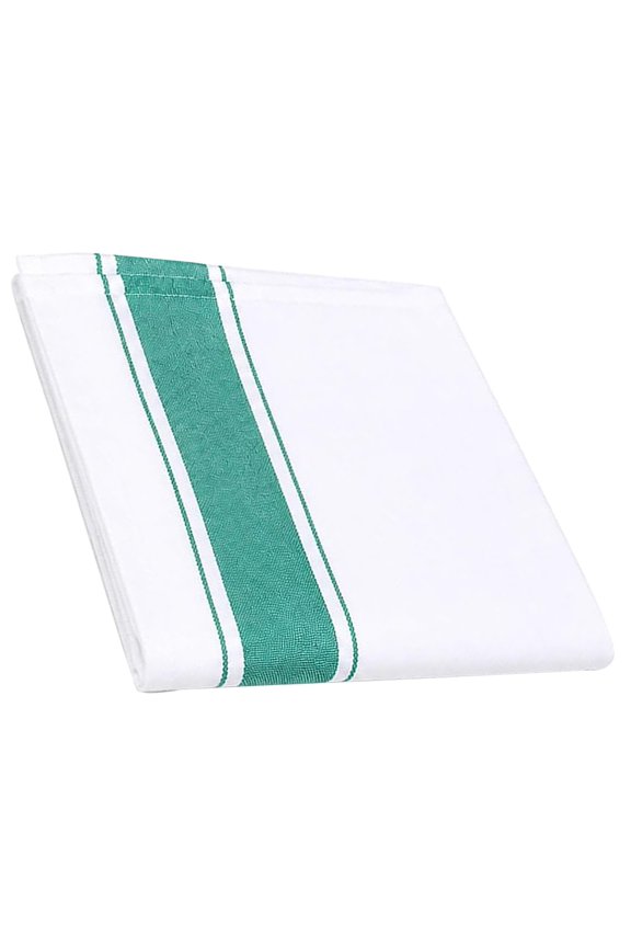 Microfiber Cleaning Cloths,Cotton Cleaning Rags,Absorbent Reusable Dish Rags,Multi-Purpose Cloths,Green,1Pack,35*50cm