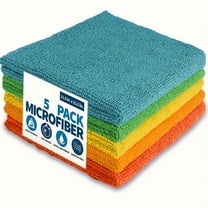 Microfiber Cleaning Cloths, Multicolor, Multipack