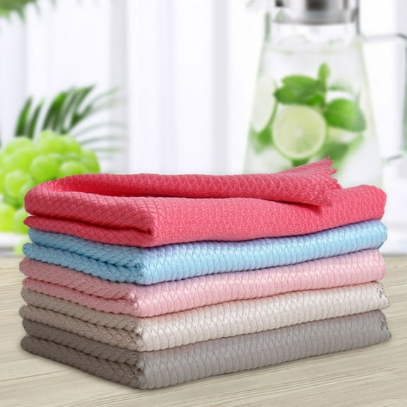 Microfiber Cleaning Cloths PCS - No Lint Heavy Duty Absorbent Cloths for Windows Glass Mirrors Kitchen - Streak-Free Lint-Free Reusable Cleaning Rags - Multi-Surface Wood Fiber Material 2025 Edition