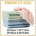 thumbnail image 1 of Microfiber Cleaning Cloths Set,Ultra-Soft, Absorbent & Reusable,9.8"×9.8",3PCS (Mix Color), 1 of 9
