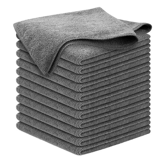 Microfiber Cleaning Cloths Washed Absorbent Towels for Automotive Window and Dish Cleaning Solutions
