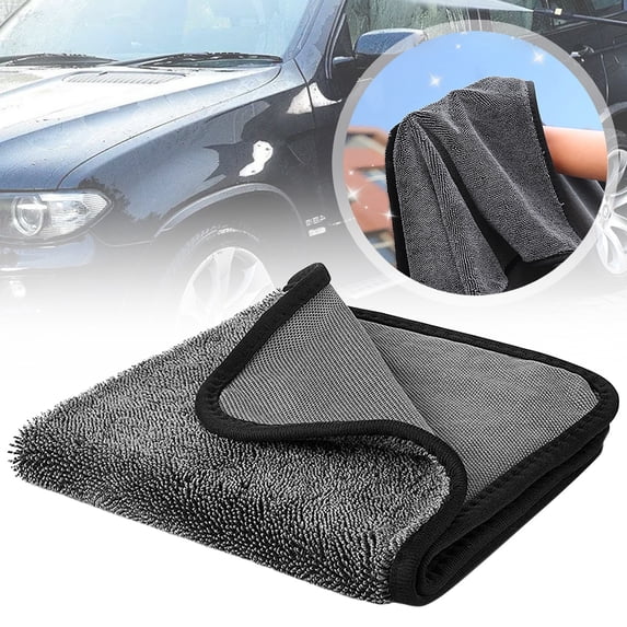Microfiber Cleaning Towels, Lint-Free Absorbent Cloths for Car Detailing & Home Use