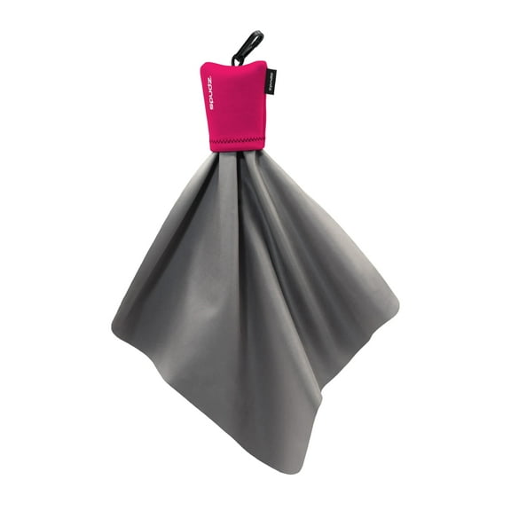 Microfiber Cloth Screen Cleaner Premium Ultra Soft - Multi-Purpose 10x10 Hot Pink SPUDZ for Glasses, Camera Lens, Electronics, Phone, TV, Tablet