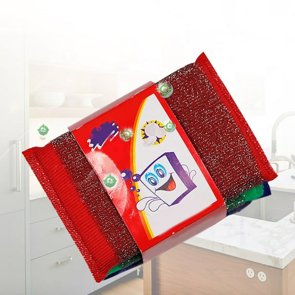 Microfiber Cloth with Strong Absorption, Non Shedding and Long Lasting, Steel Cloth Cleaning Cloth for Kitchen, Glass, Stainless Steel and Home Use, Easy to Clean Oil Proof Scrub