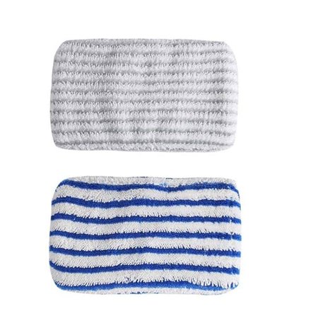 Microfiber Cloth Supplies 2pcs Pads Home Garden For Rowenta Clean&Steam ZR005801
