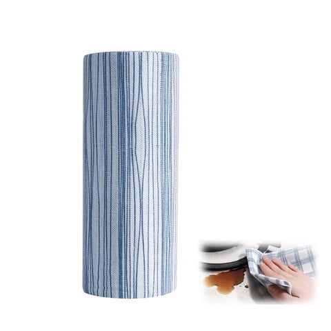 Microfiber Cloths in Roll, Lint Free Cleaning Wipes, Reusable Kitchen Towels, 40 Cleaning Cloths Per Roll, Wet and Dry Household Cleaning Kitchen Paper, Multifunctional-Style:Style 1;