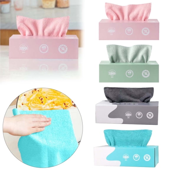 Microfiber Cloths TASTAN Super Absorbent Microfiber Dish Cloths - Lint-Free Reusable Towels, Ultra-Strength Oil & Water Absorption, Machine-Washable Kitchen Cleaning Rags, Reusable Towels, Grey