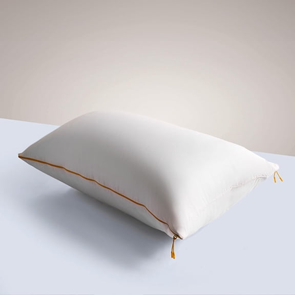 Microfiber Cloud Pillow With Adjustable Zipper, Standard Size - 27x18 Inches | White Pillow, Bed Pillow, Rectangular Deign, Hypoallergenic, Soft, Fresh & Breathable Use - 1 Piece