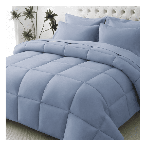 Microfiber Comforter Set  2/3 Piece Bedding  Twin Queen King  Soft & Lightweight  Bedroom Decor  Machine Washable  Modern Style  All Season