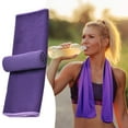 thumbnail image 1 of Microfiber Cooling Towels for Sports - 35.43"x11." Soft Chilly Neck Towels, Reusable Ice Towels for Gym, Running, Yoga, Travel, Hiking - Cooling Gift for Athletes, 1 of 4