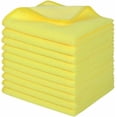 thumbnail image 1 of Microfiber Dish Cloth for Washing Dishes Dish Washing Rags Best Kitchen Washcloth Cleaning Cloths Wash Cloths with Poly Scour Side 12Inchx12Inch 10 Pack Yellow, 1 of 5