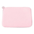 thumbnail image 1 of Microfiber Dish Drying Mat 15.74x11.8" Large Size Highly Absorbent Dish Drainer Mat for Kitchen Counter, Reusable with Hanging Loop, 1 of 7