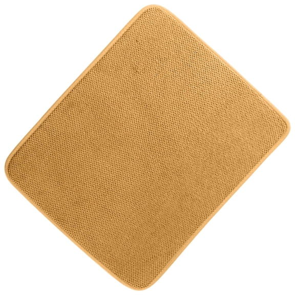 Microfiber Dish Drying Mat,Compact Absorbent Dish Drying Mat,Multi-Functional Dish Drying Pad,Stain Anti Absorbent for Kitchen Counter,Drying Mat for Coffee Machine Dish Rack,11.8x15.7 in(Yellow)