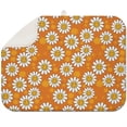 thumbnail image 1 of Microfiber Dish Drying Mat Daisy Floral Design Foldable Absorbent Kitchen Counter Rack Pad Spring Summer 18x24 Inch, 1 of 5