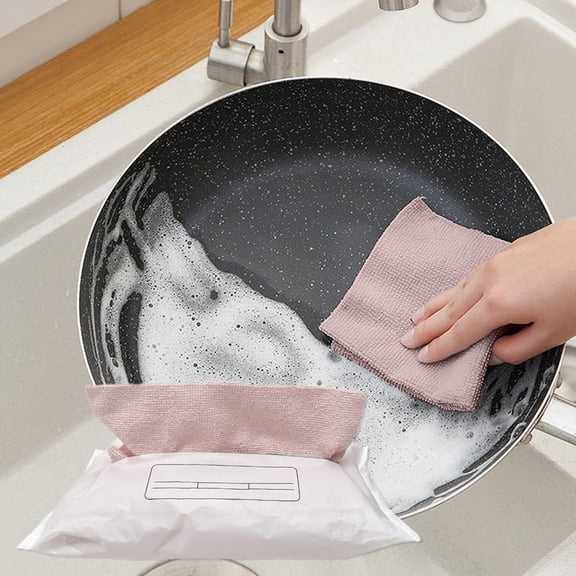 Microfiber Dishcloths, Reusable Cleaning Cloths, Thickened Material, Effective Wiping, Modern Design, Kitchen Use, General Cleaning, Absorbent Synonyms TOPLIU