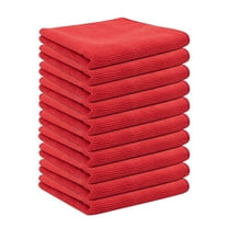 Microfiber Dishwashing Cloth 10 Pack Multi-Functional Absorbent Kitchen Cleaning Rags Car Detailing Towel Soft Non-Scratch Durable Washable Quick Dry for Dishes Glass Stainless Countertops