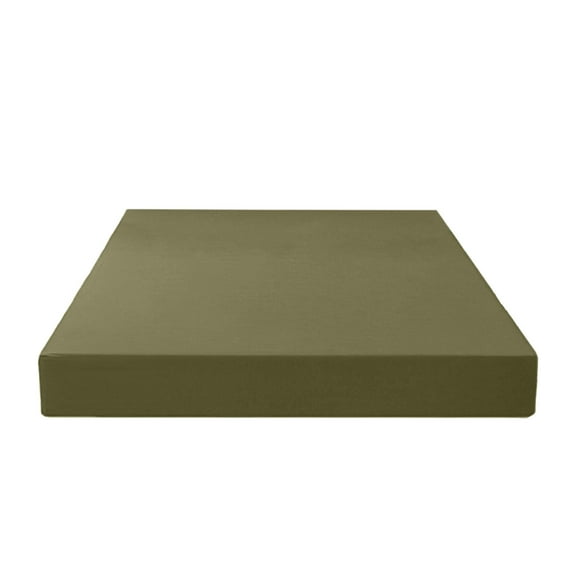 Microfiber Double Brushed Fitted Sheet - Extra-Soft, Breathable & Wrinkle-Free - 12" Deep Pockets, 55" x 78" - Ideal for Extra Long Full Beds - (Full XL, Green)