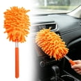 thumbnail image 1 of Microfiber Duster for Cleaning,Extendable Hand Washable Dusters,Detachable Dusting Brush with Telescoping Pole,Cleaning Brush Tool for Office, Car, Window, Furniture, Ceiling Fan(Orange), 1 of 5