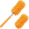 thumbnail image 1 of Microfiber Duster for Cleaning, Hand Washable Dusters with 2pcs Replaceable Head, Extendable Pole, Detachable Cleaning plies Office, Car, Window, Furniture, Ceiling Fan, 1 of 4