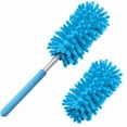 thumbnail image 1 of Microfiber Duster for Cleaning, Hand Washable Dusters with 2pcs Replaceable Microfiber Head, Extendable Pole, Detachable Cleaning Supplies for Office, Car, Window, Furniture, Ceiling Fan, 1 of 6