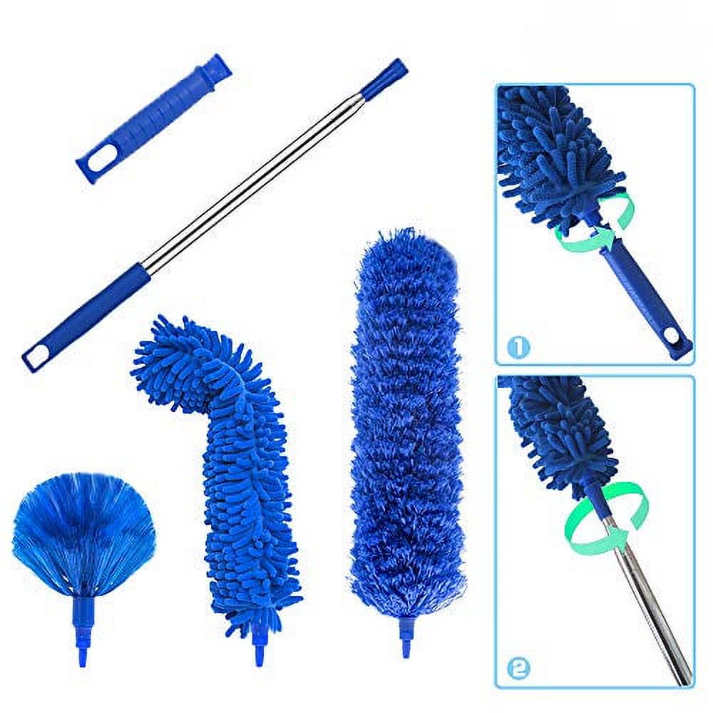 Microfiber Duster, Feather Duster Cleaning Kit with 100 Inch