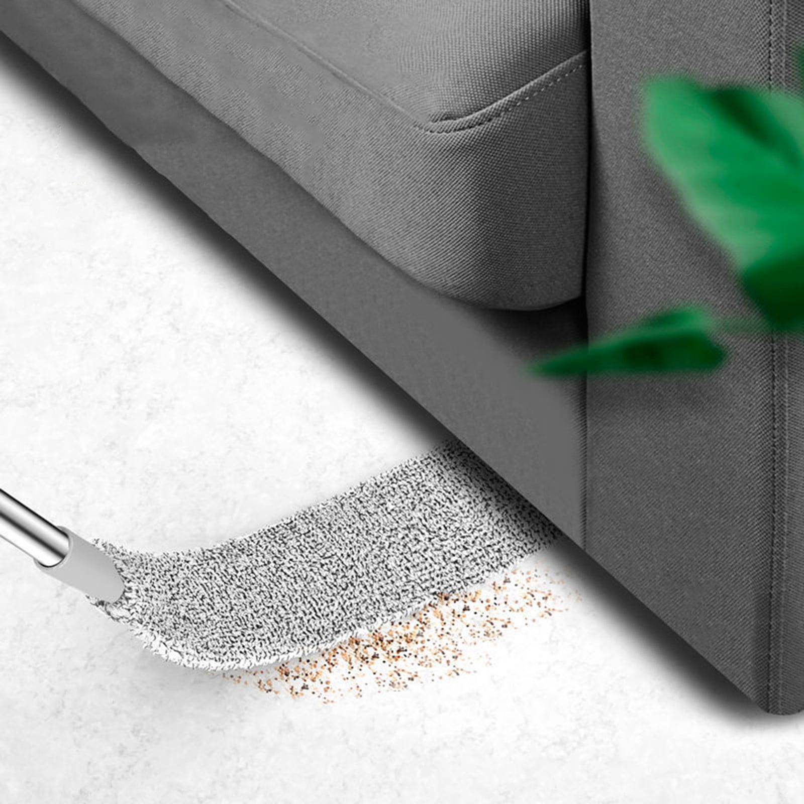 Microfiber Duster with Extension Pole Bendable and Washable for